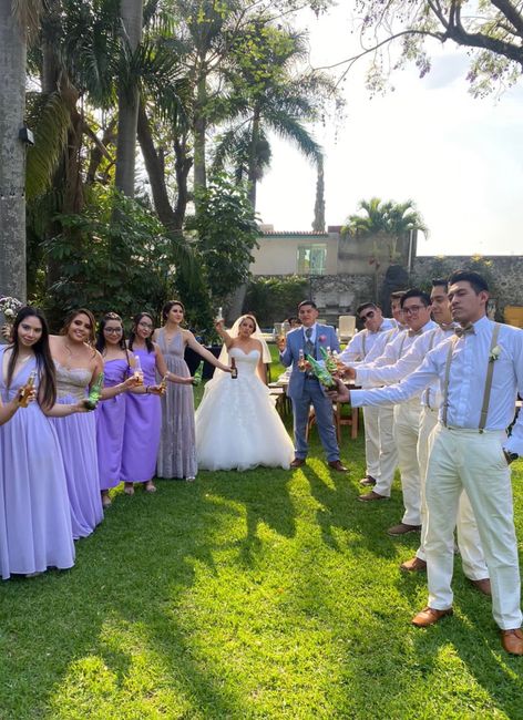 Novias ya casadas: ¿Cómo supieron elegir la paleta de color de su boda?? 7