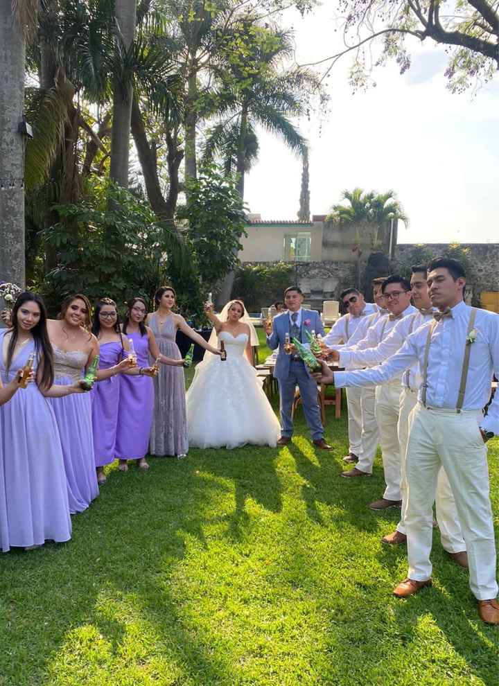 Novias ya casadas: ¿Cómo supieron elegir la paleta de color de su boda?? - 1