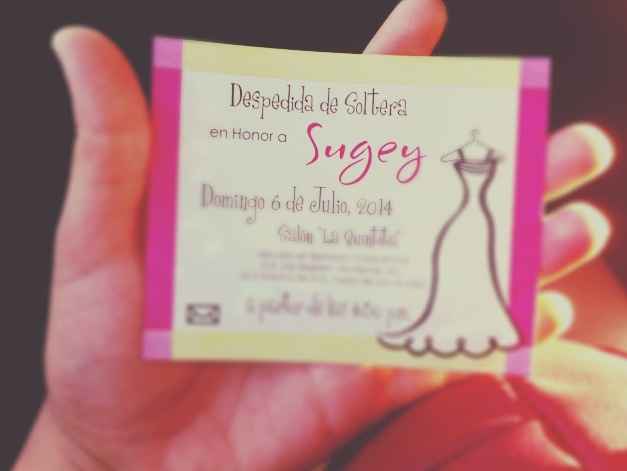 Invitación para despedida de soltera ;) - 1