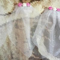 Diy... Invitaciones, centros de mesa, letrero para damita, brazaletes para damas... - 4