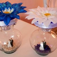 Diy... Invitaciones, centros de mesa, letrero para damita, brazaletes para damas... - 6