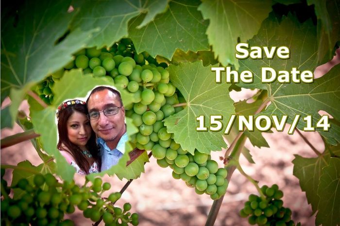 Boda Ivan y Erika, tema las uvas y el vino