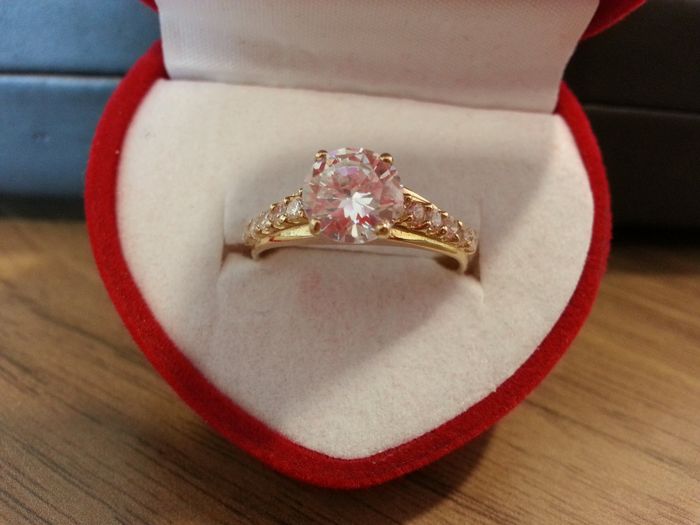 Mi anillo de compromiso! 