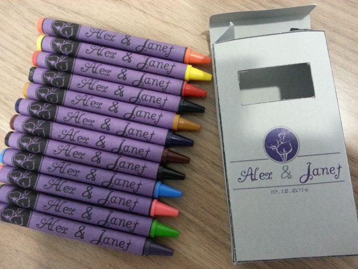 Crayones personalizados