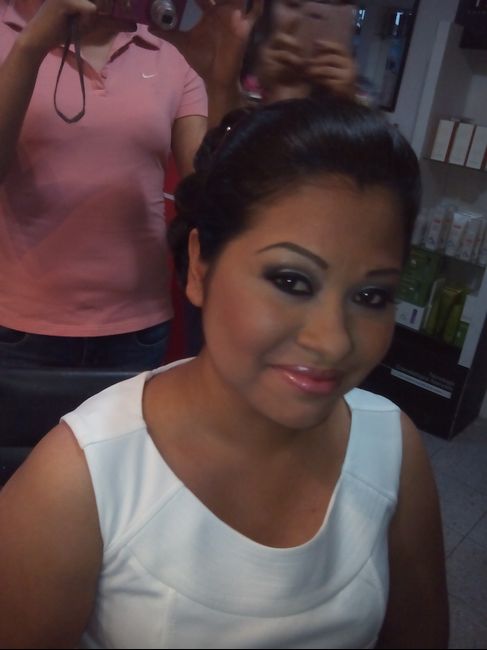 Mi prueba de maquillaje  y peinado. - 4
