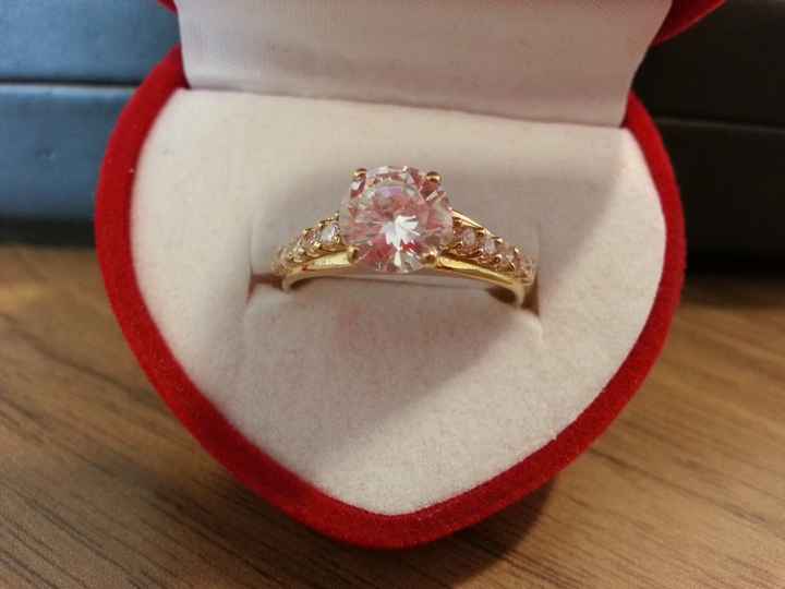Mi anillo de compromiso! 