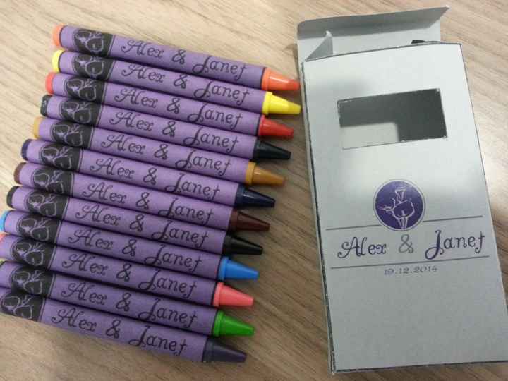 Crayones personalizados