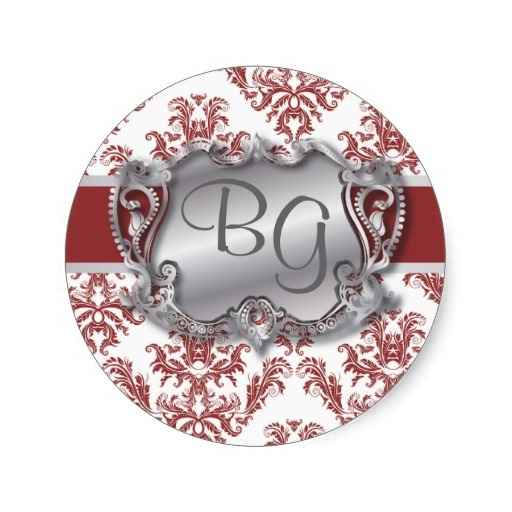 boda en rojo, plata y blanco