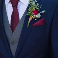 Decorativo floral en saco del hombre?? - 1