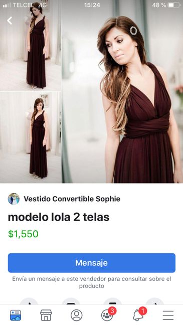 Vestidos de damas - 1