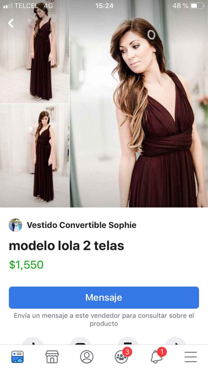 Vestidos de damas - 1
