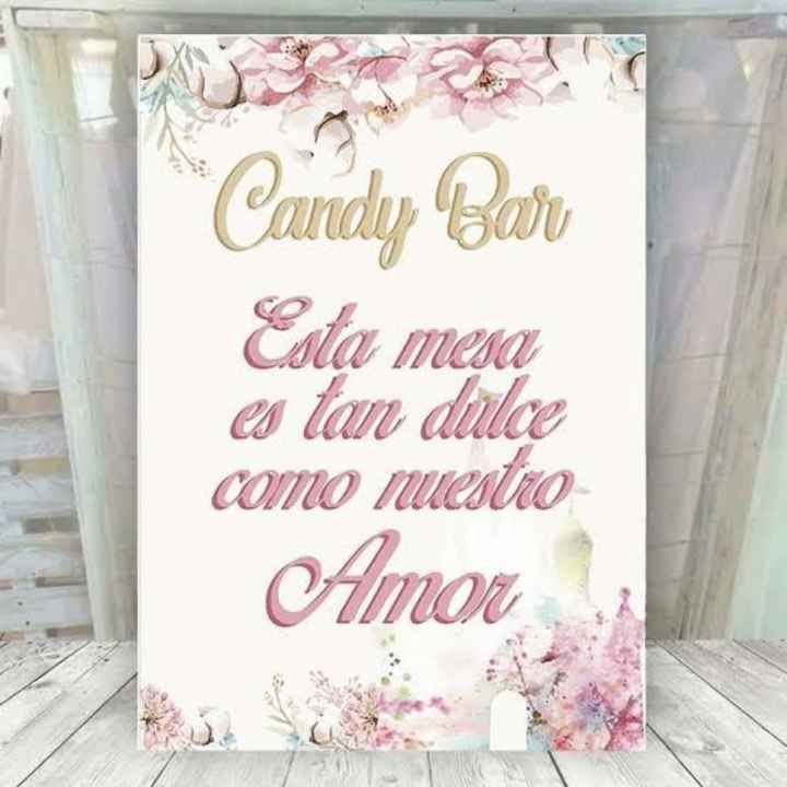 Vota: ¿Qué frase pondrías en tu mesa de dulces? - 2