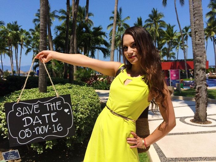 Save the date en la playa