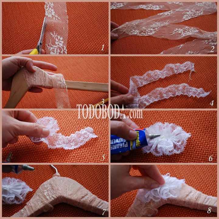 tutorial gancho vestido de novia
