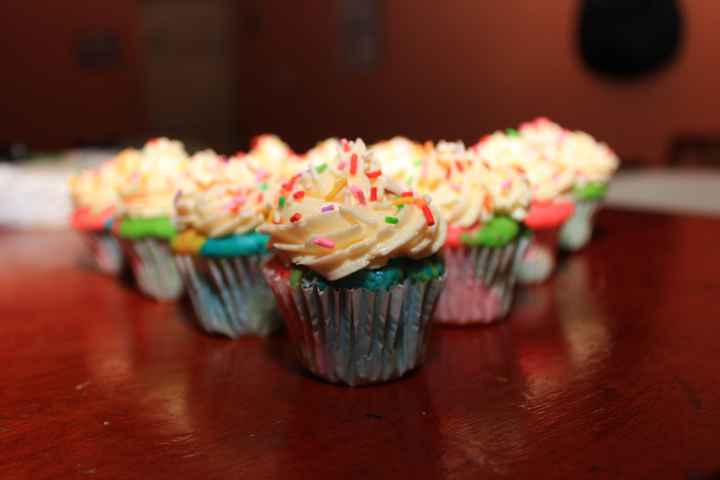 cupcakes arcoriris