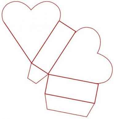 caja corazon