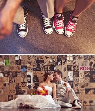 converse en la boda