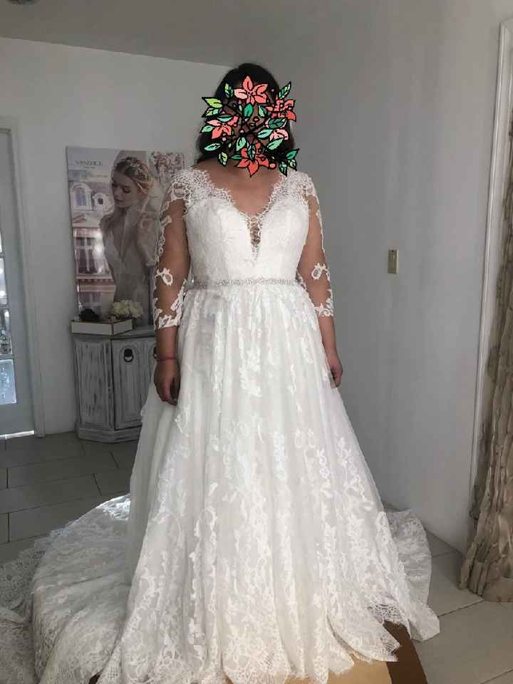 2Da prueba de vestido ya con ajustes. - 1