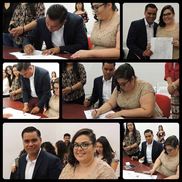 Felizmente casada al civil ❤️ - 1