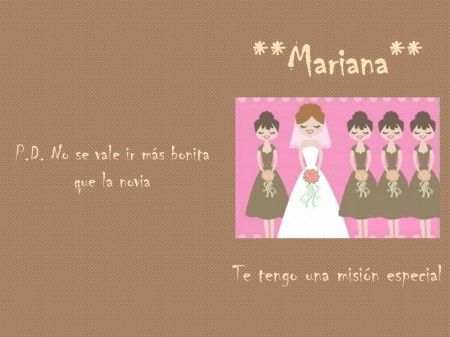 Invitación para damas