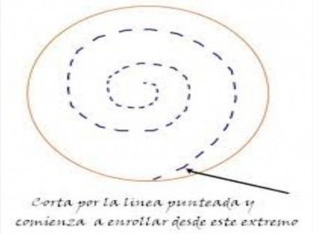 Plantilla para ramo de fieltro