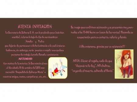 Invitación despedida de solteros mixta