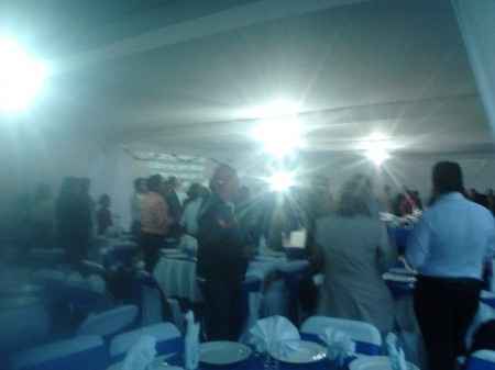 Llegando a la boda