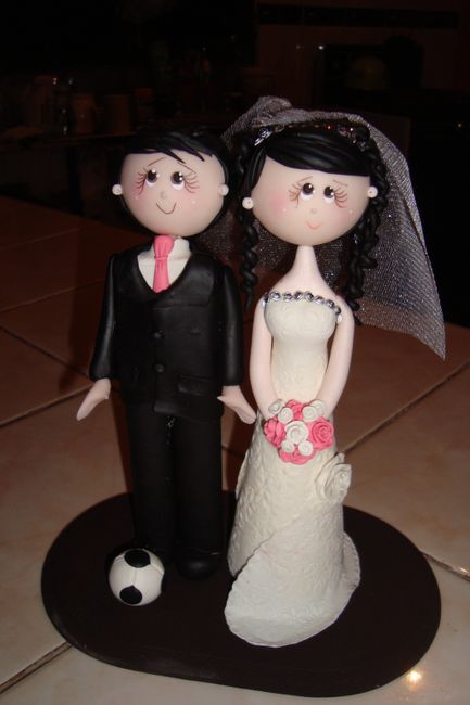 Mis muñecos del pastel personalizados!!!