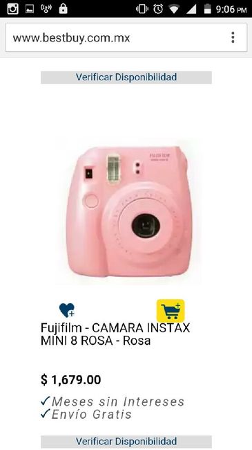 Camara instantanea para libro d firmas - 1