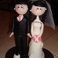 Mis muñecos del pastel personalizados!!!