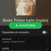 Letra de canción primer baile - 1