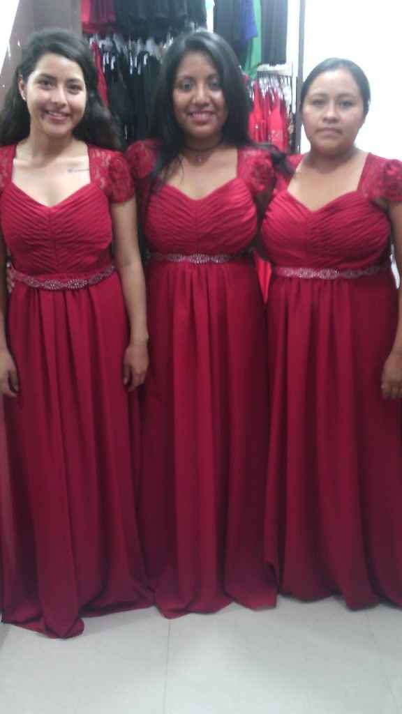 Vestidos de mis damas!!! - 1