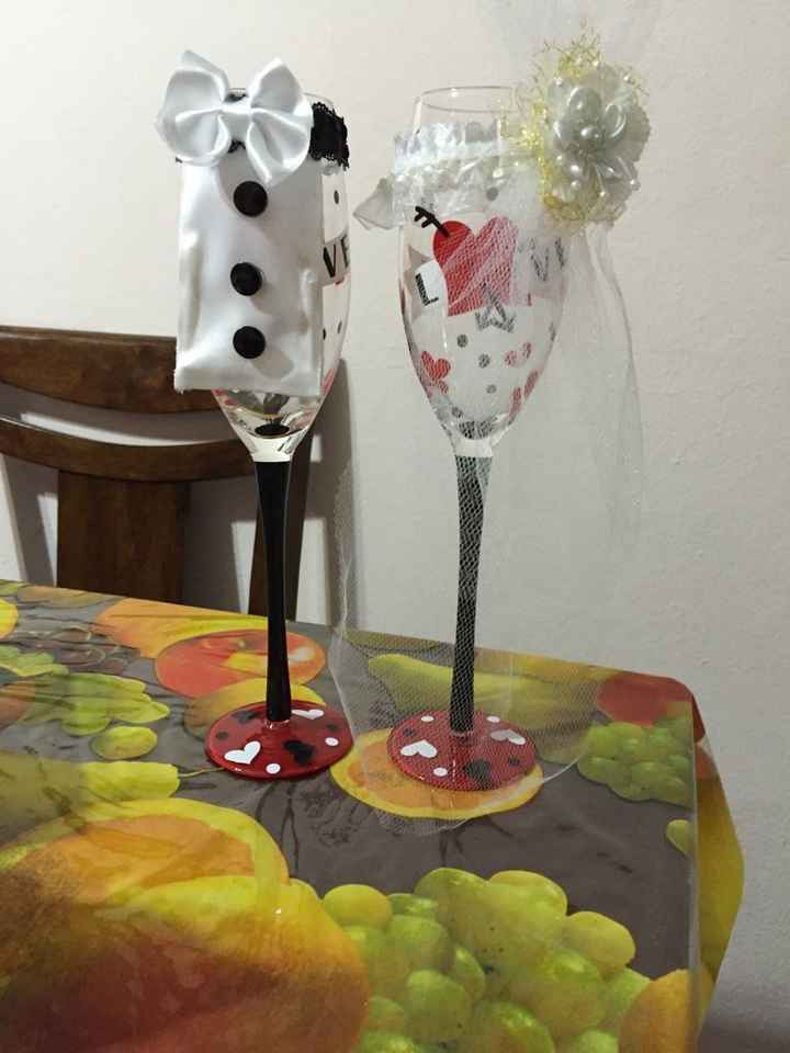 Copas decoradas. - 1