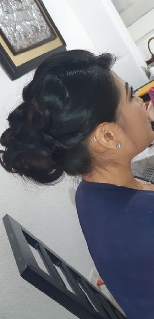 Prueba de maquillaje y peinado.. lista.! - 2
