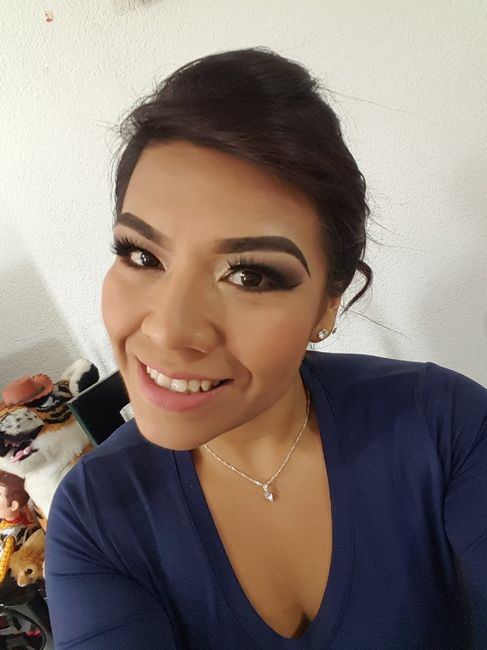 Prueba de maquillaje y peinado.. lista.! - 3