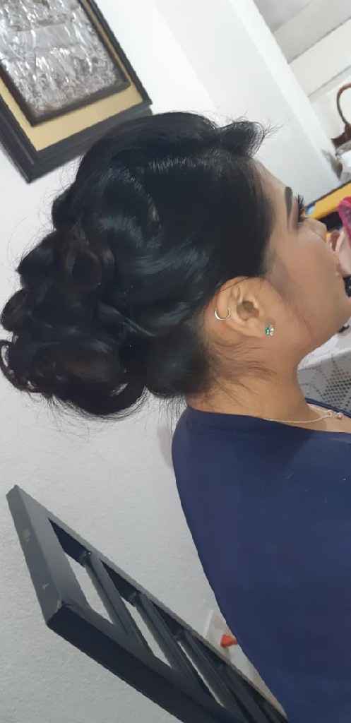 Prueba de maquillaje y peinado.. lista.! - 2
