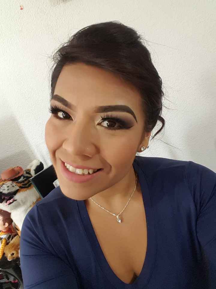 Prueba de maquillaje y peinado.. lista.! - 3