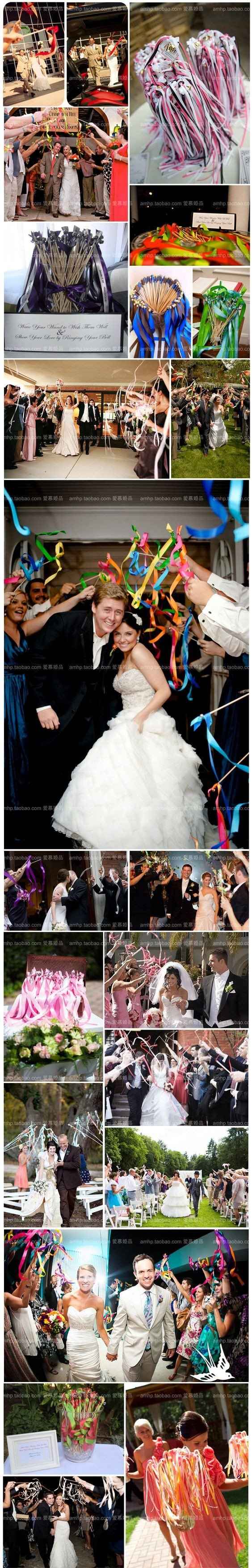 1. Ribbon Wands de muchos colores