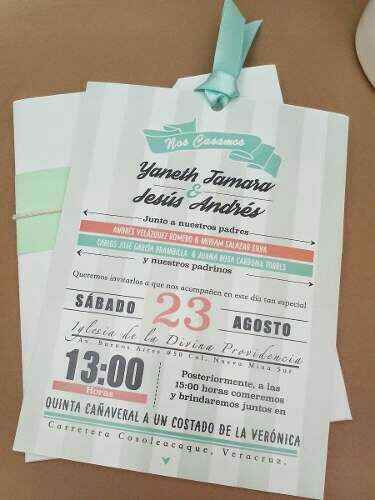 Tipos de invitaciones - 1