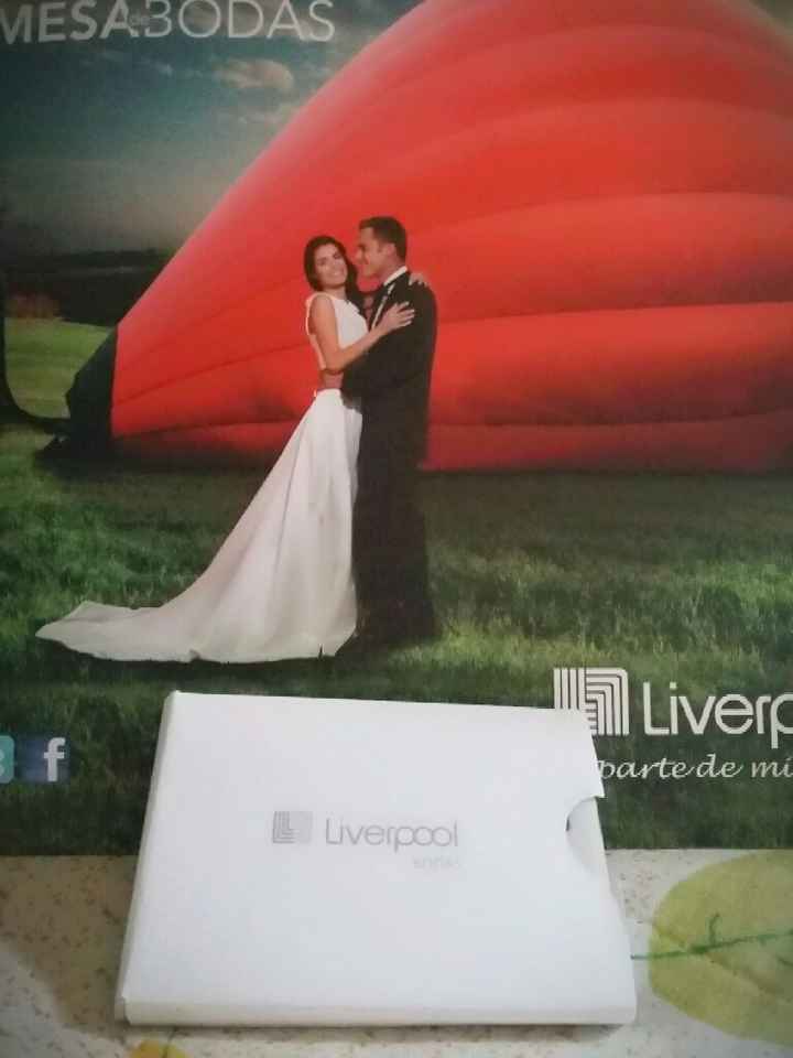 Mesa de regalos en liverpool - 2