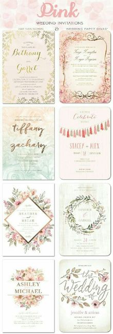 Tipos de invitaciones - 2