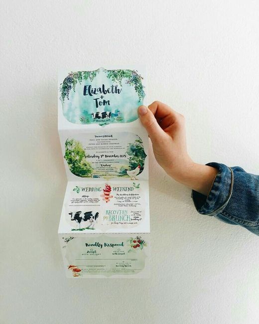 Tipos de invitaciones - 5