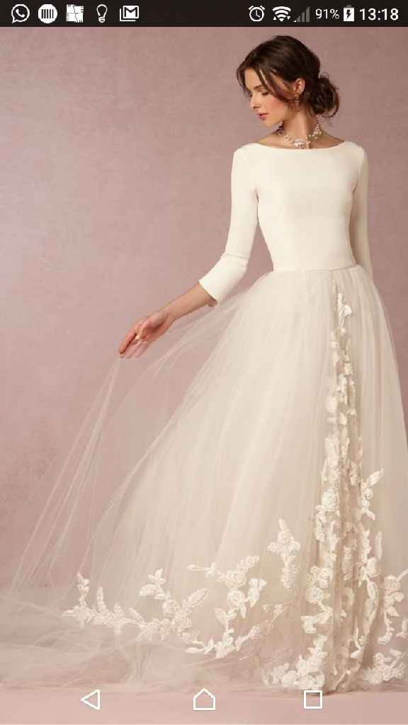 El vestido que elegiste es parecido a tu idea orginal? - 1