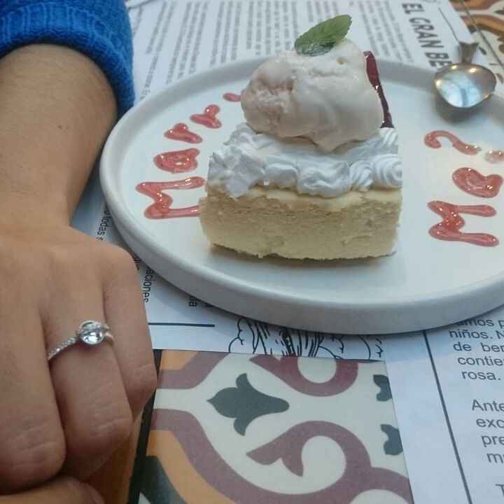 ¿Cómo te pidió que te casaras con él? - 1