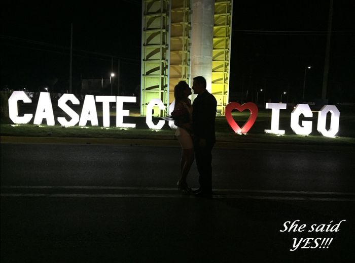 She said YES