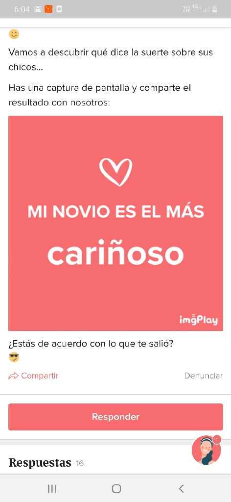 Haz captura de pantalla para descubrir cómo es tu novio - 1