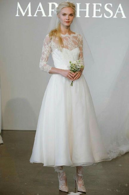 Vestidos👰hasta  los tobillos - 12