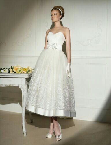 Vestidos👰hasta  los tobillos - 14