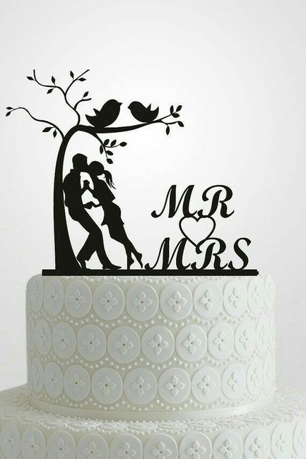 Cake topper :conejitos - 1