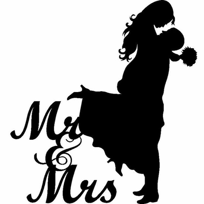 Cake topper :conejitos - 2